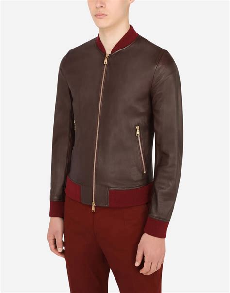 blouson cuir homme dolce gabbana|Dolce and Gabbana.